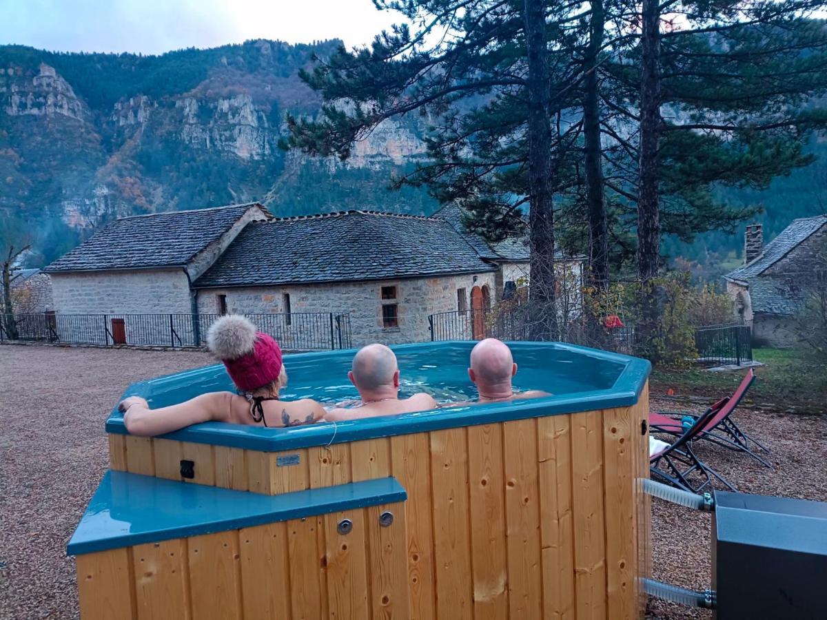 לינה וארוחת בוקר Quezac  La Voutee 5 Epis Avec Bain Finlandais Prive Au Manoir Du Charme Gorges Du Tarn מראה חיצוני תמונה